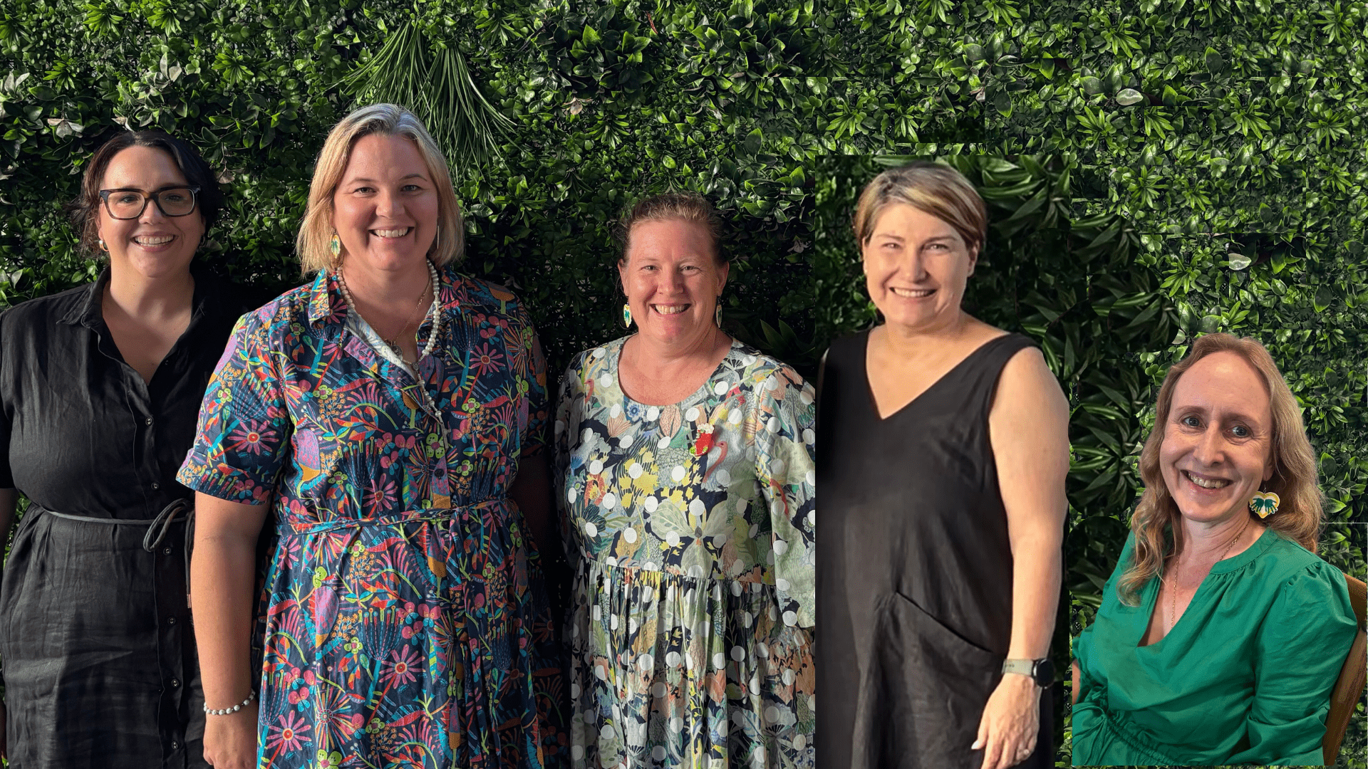 Project Kindy Inc. committee members Rebecca Ramsden, Donna Power, Michelle McClafferty, Jacqui Du Payne and Kate Prior. 